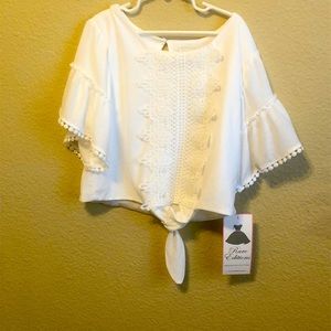 Darling white summer top